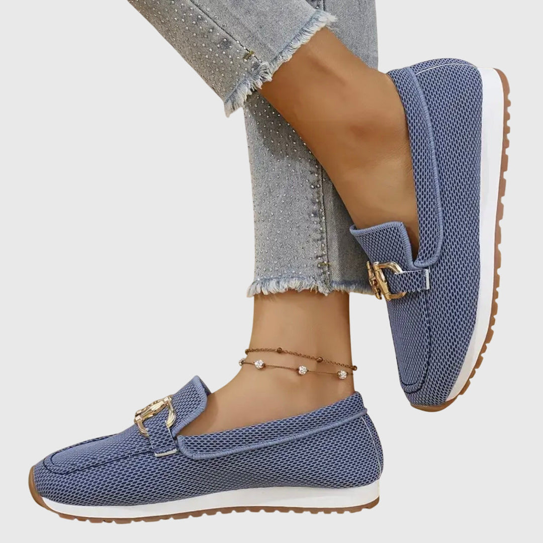 Beatrice | Damernes Orthopædiske Metalakcent Slip-On Loafer