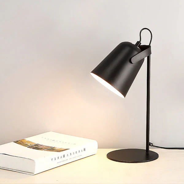 Jernspand Bordlampe i Makaronfarver