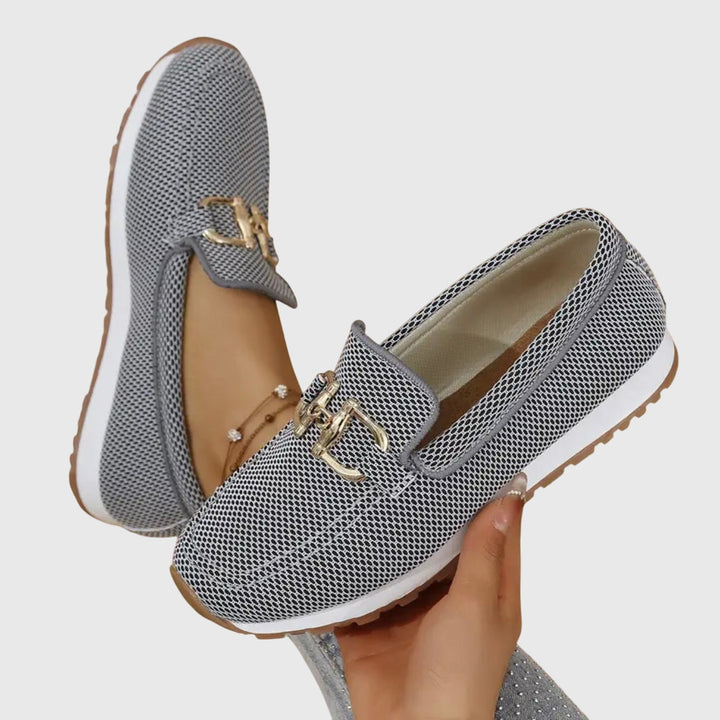 Beatrice | Damernes Orthopædiske Metalakcent Slip-On Loafer