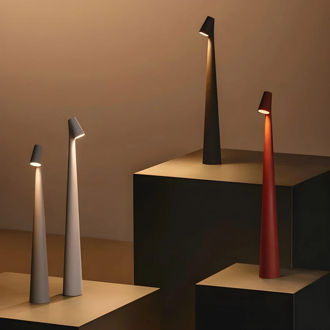Genopladelig Bærbar LED Bordlampe i Moderne Design