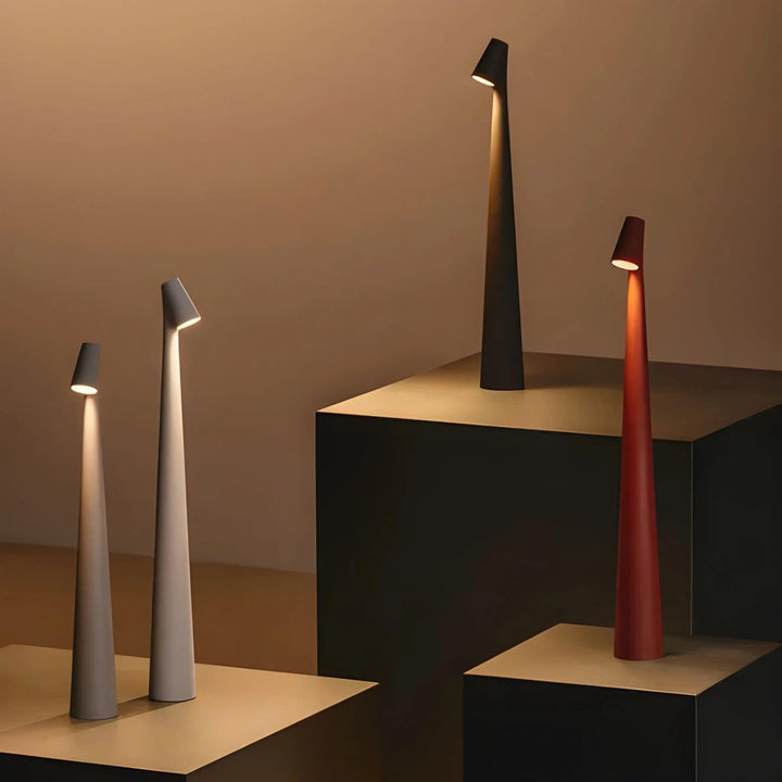 Genopladelig Bærbar LED Bordlampe i Moderne Design
