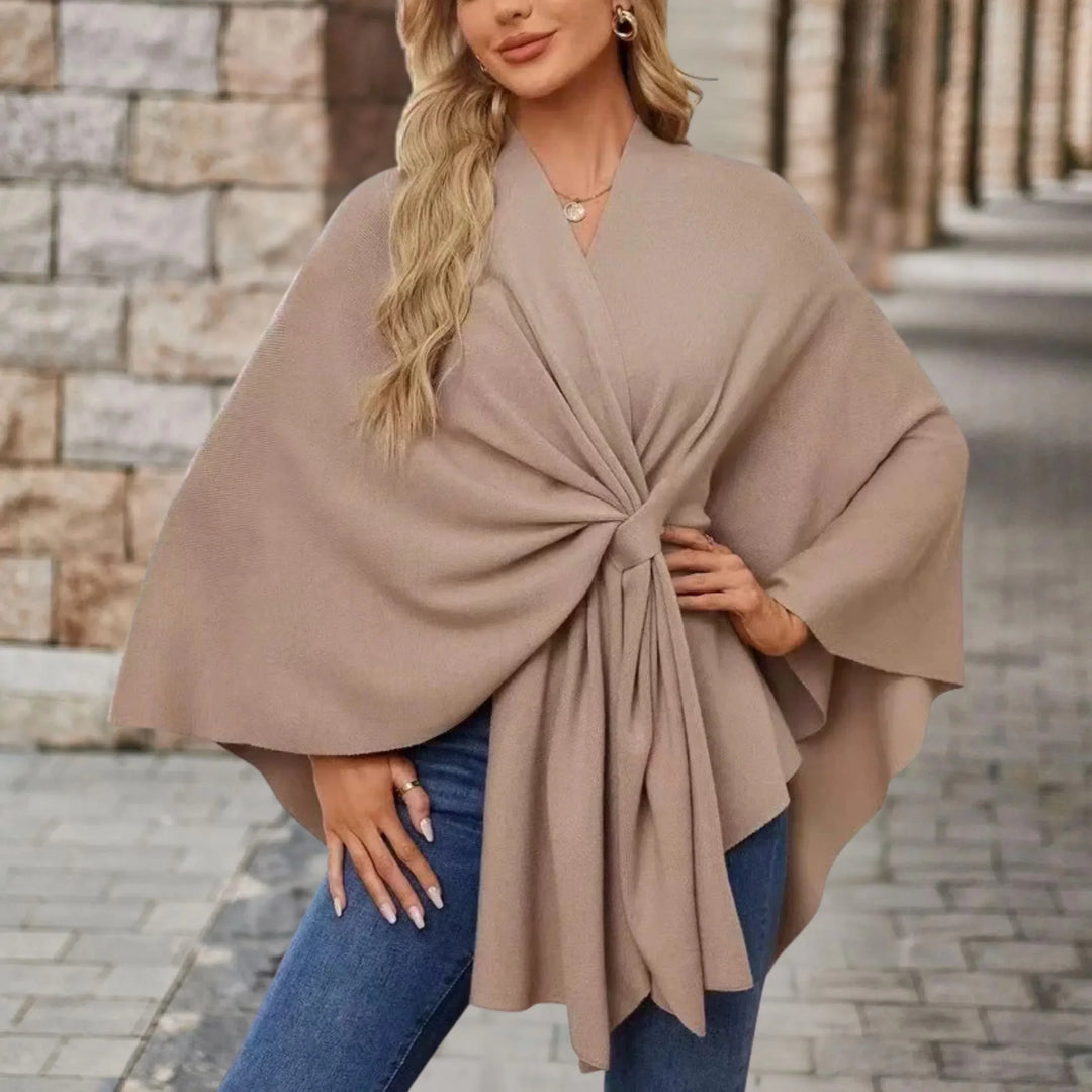 Briana™ | Elegant Draperet Poncho