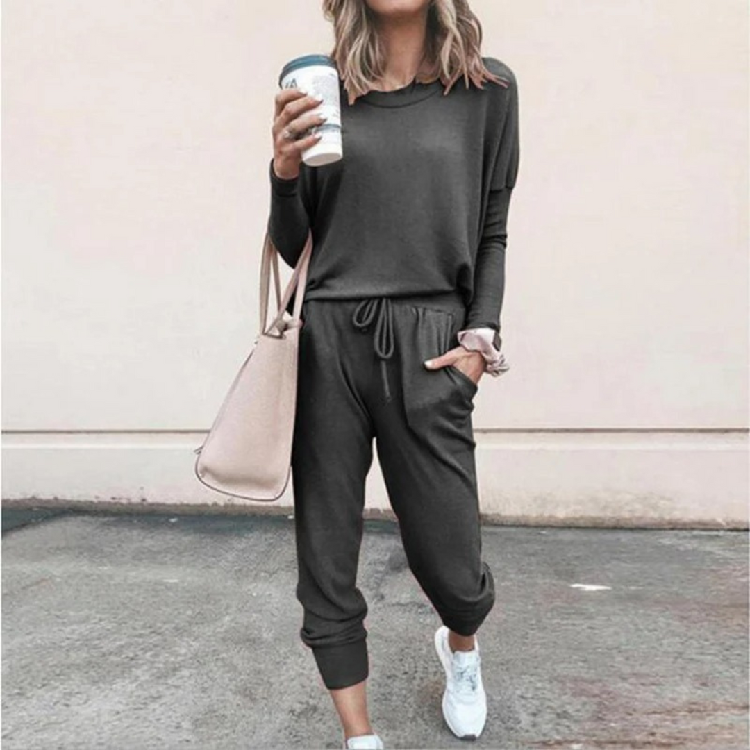 Nylie™ | Afslappet Jogger Lounge Sæt