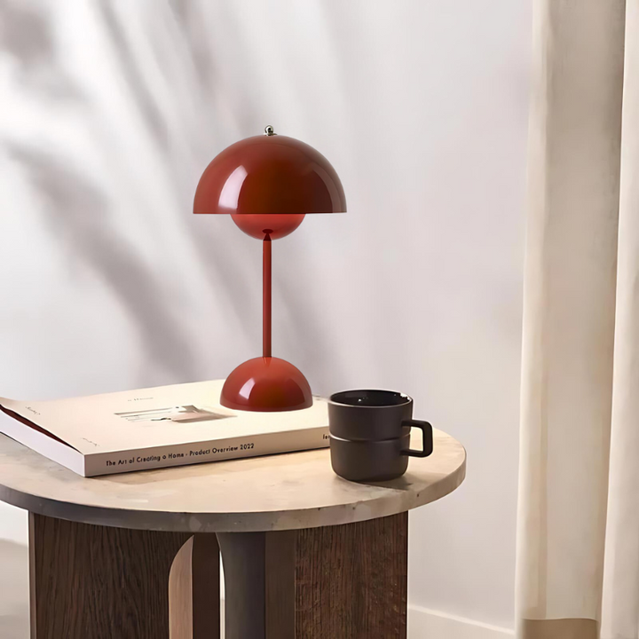 Genopladelig Touch Control Svampelampe med Blødt LED-lys
