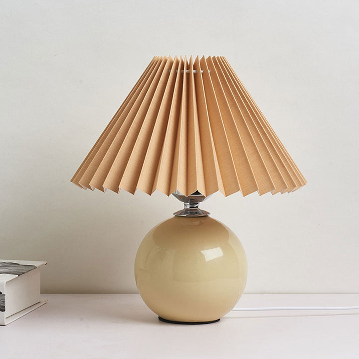 Moderne Keramisk Bordlampe i Flere Farver