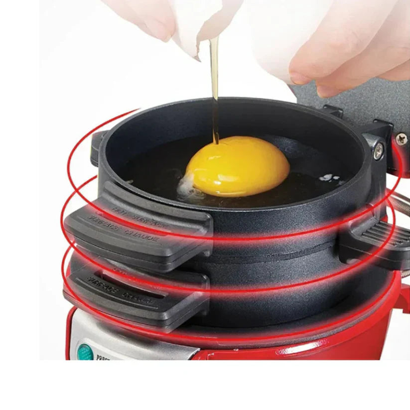 Manuel Non-Stick Burgerpresse i ABS-plastik
