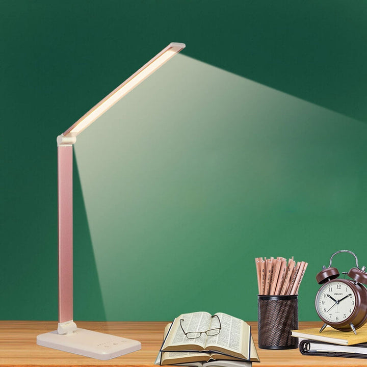 Sammenklappelig Dæmpbar LED Skrivebordslampe med Justerbar Farvetemperatur