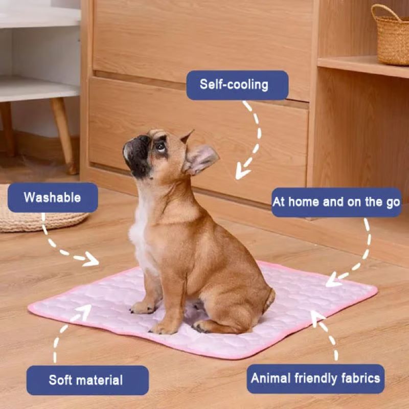 Gel-Fri Kølemåtte til Hunde - Komfortabel Sommer Pet Pad