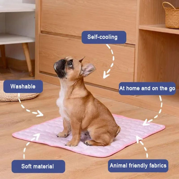 Gel-Fri Kølemåtte til Hunde - Komfortabel Sommer Pet Pad