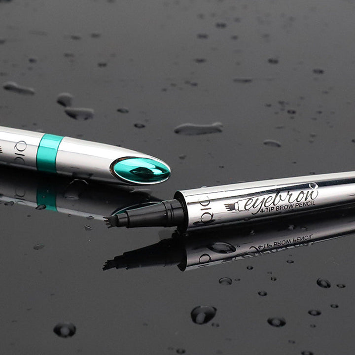 3D Vandtæt Microblading Øjenbrynsblyant med 4-Spids Design