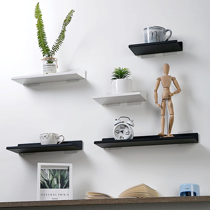 Metal Hylde Organizer i Hvid eller Sort med Holdbar Konstruktion