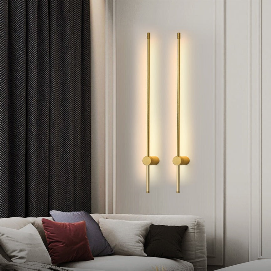 Minimalistisk Væglampe i Aluminium med Integreret LED