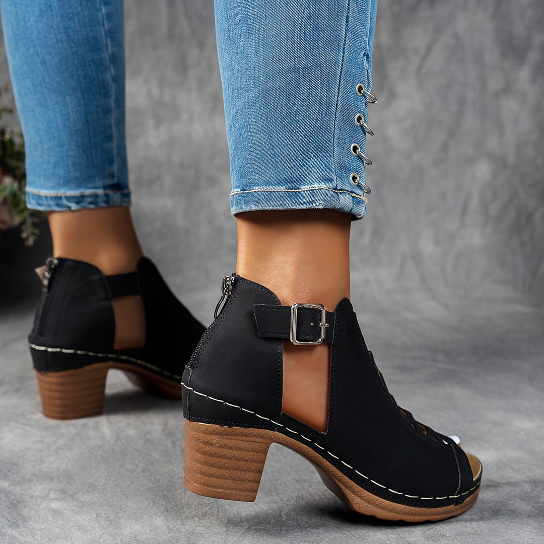 Lotus | Kvinders Polstrede Justerbare Sandaler