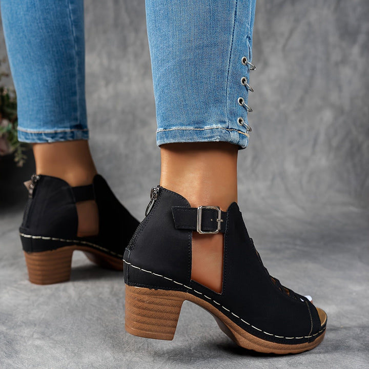 Lotus | Kvinders Polstrede Justerbare Sandaler
