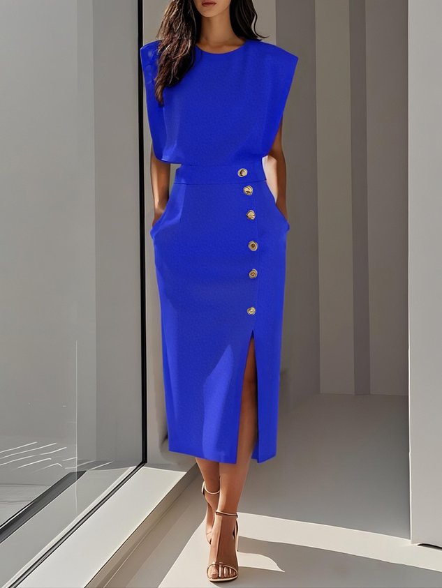 Aspen™ | Ubesværet Charme Midi Kjole