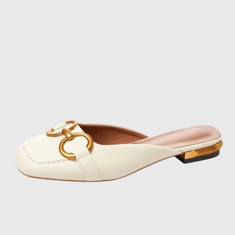 Pauline | Damernes Slip-On Sandaler med Spændedesign