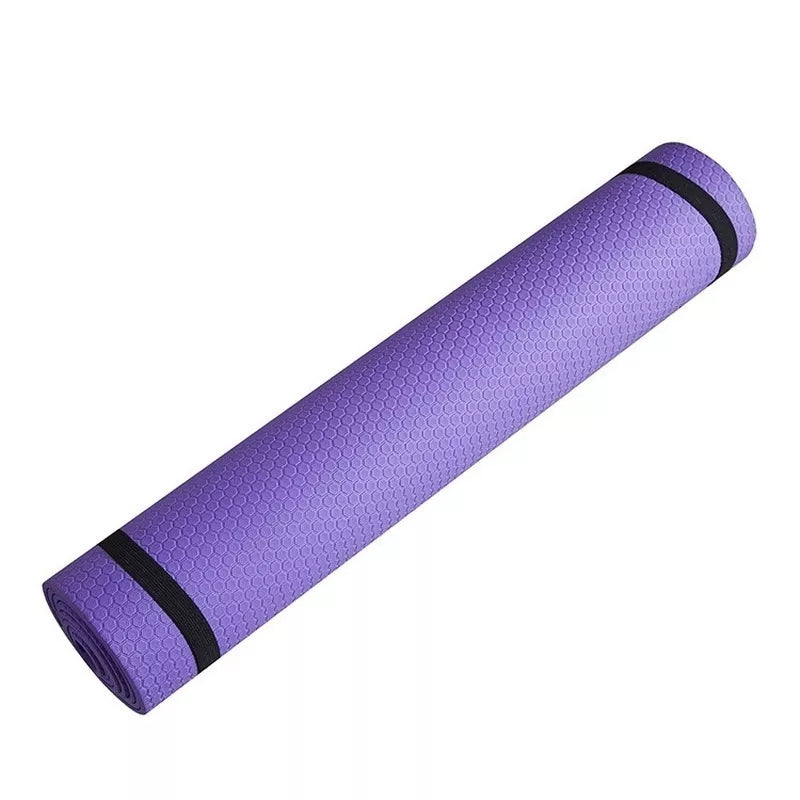 Skridsikre Yogamåtter i Lively Farver - 4mm, 6mm, 10mm