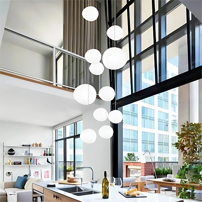 Glas Pebble Pendel Lys med Moderne Design