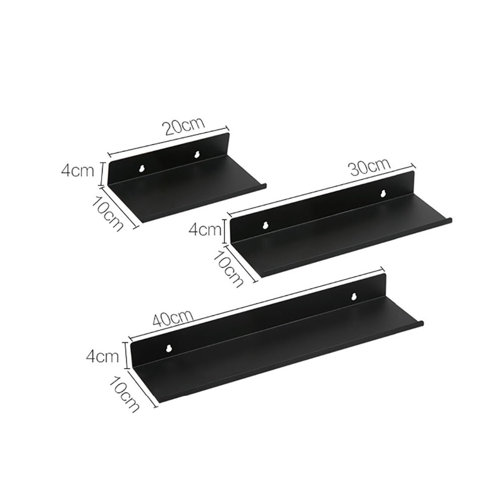 Metal Hylde Organizer i Hvid eller Sort med Holdbar Konstruktion