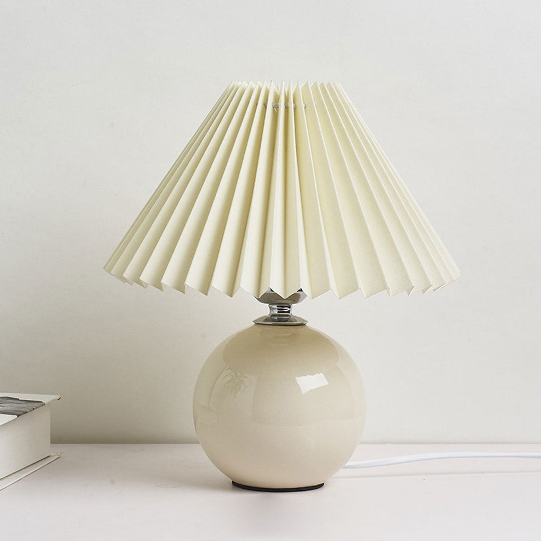Moderne Keramisk Bordlampe i Flere Farver