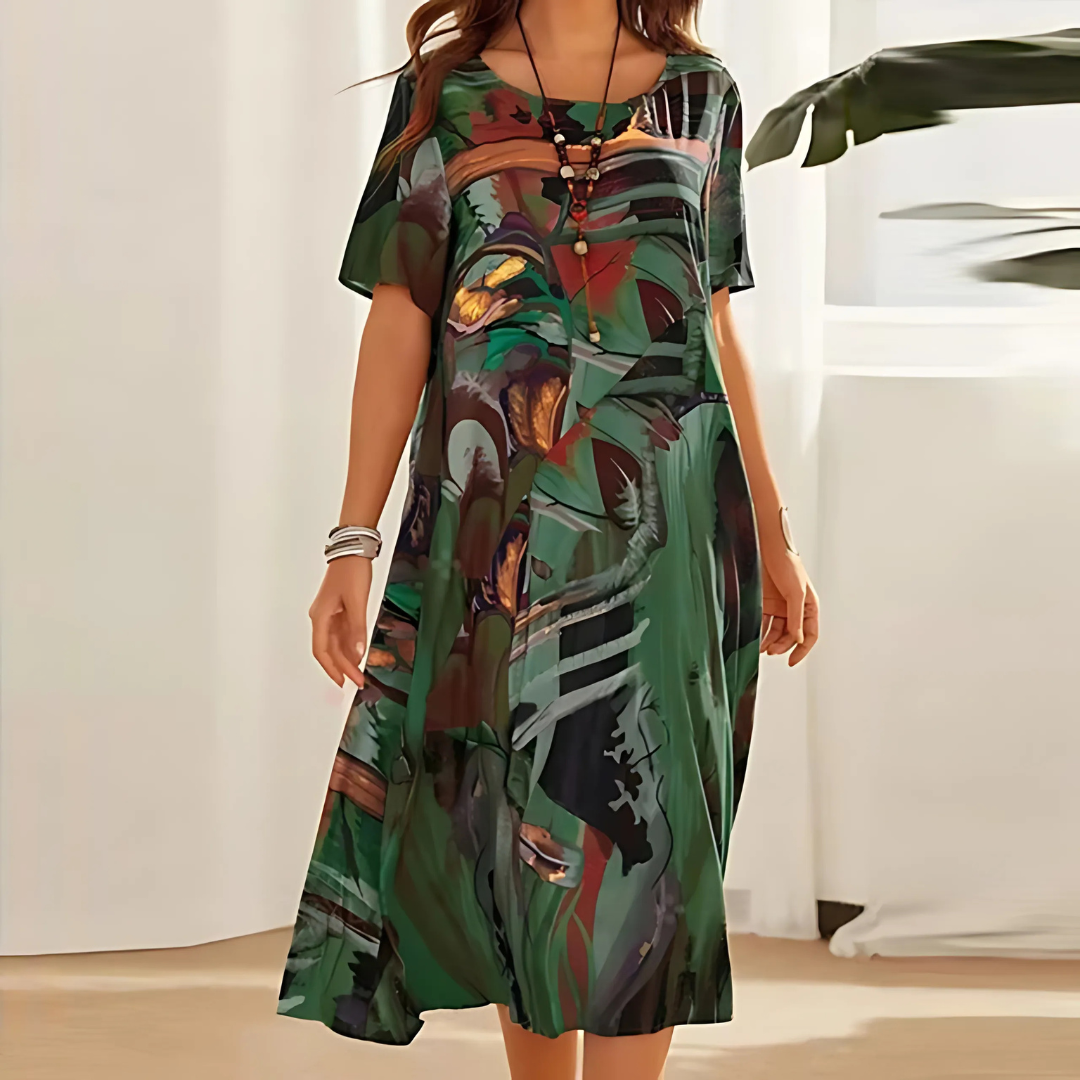 Colora™ | Elegant Blomsterkjole