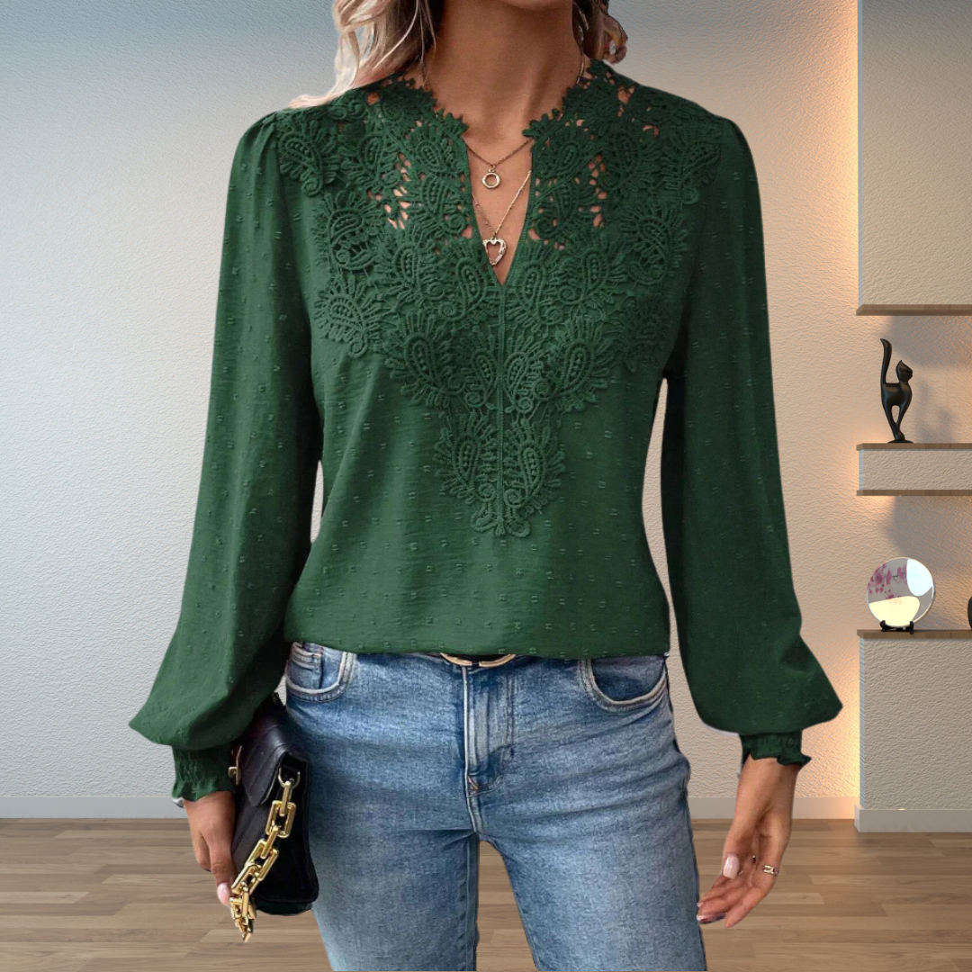 Colette™ | Letvægts, Elegant Bluse