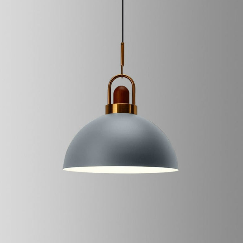 Justerbar Nordisk Pendellampe i Metal og Glas