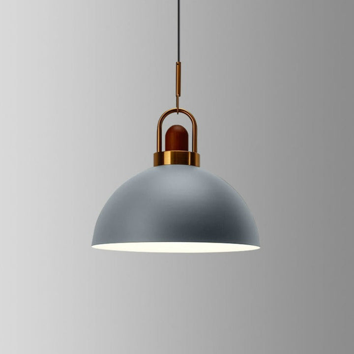 Justerbar Nordisk Pendellampe i Metal og Glas