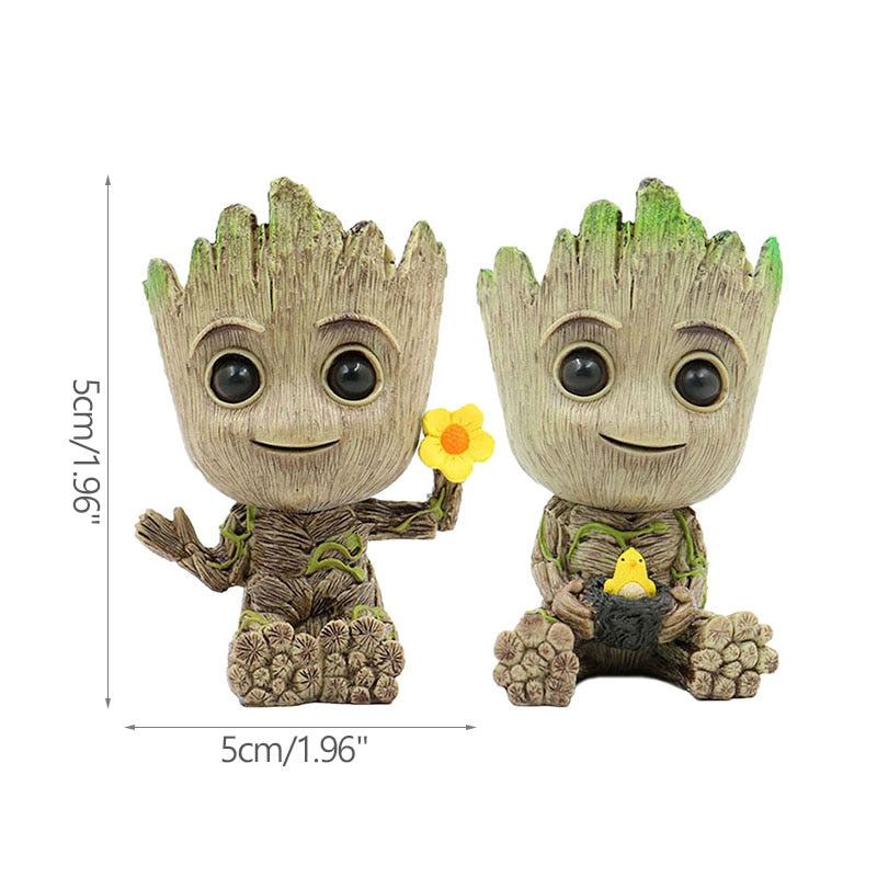 Mini Groot Figur i Harpiks - Legende Kontor Dekor