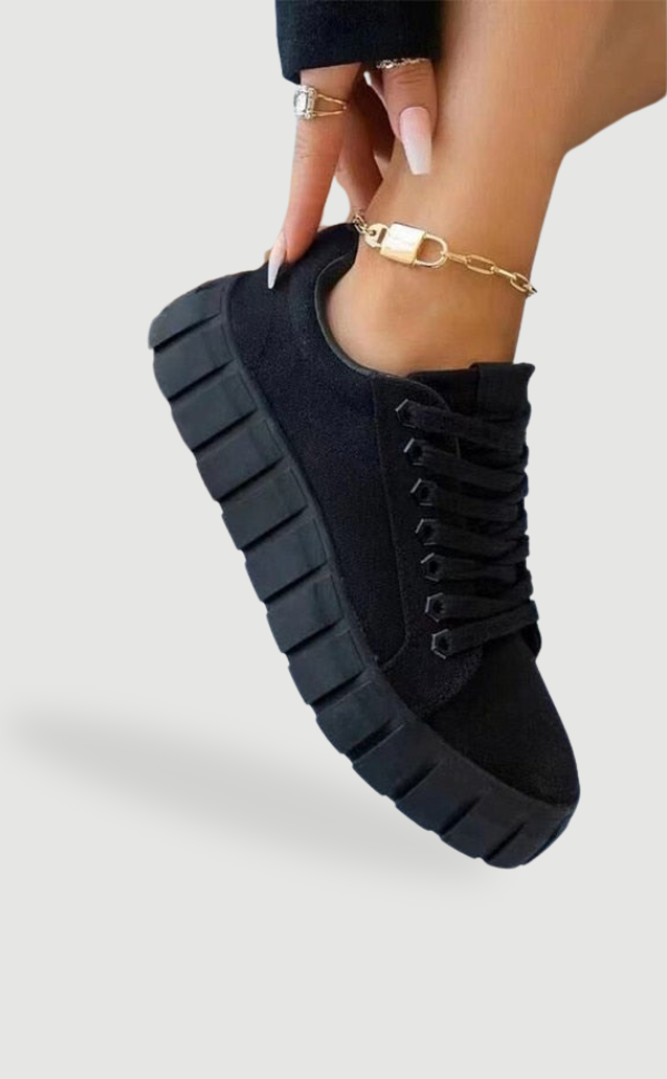 Chunky Sneakers med Forstærket Sål og Elegant Minimalistisk Design