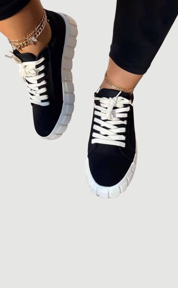 Chunky Sneakers med Forstærket Sål og Elegant Minimalistisk Design