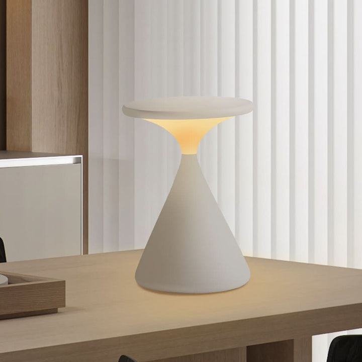 Trådløs Touch Dimmer Bordlampe i Timeglas Design