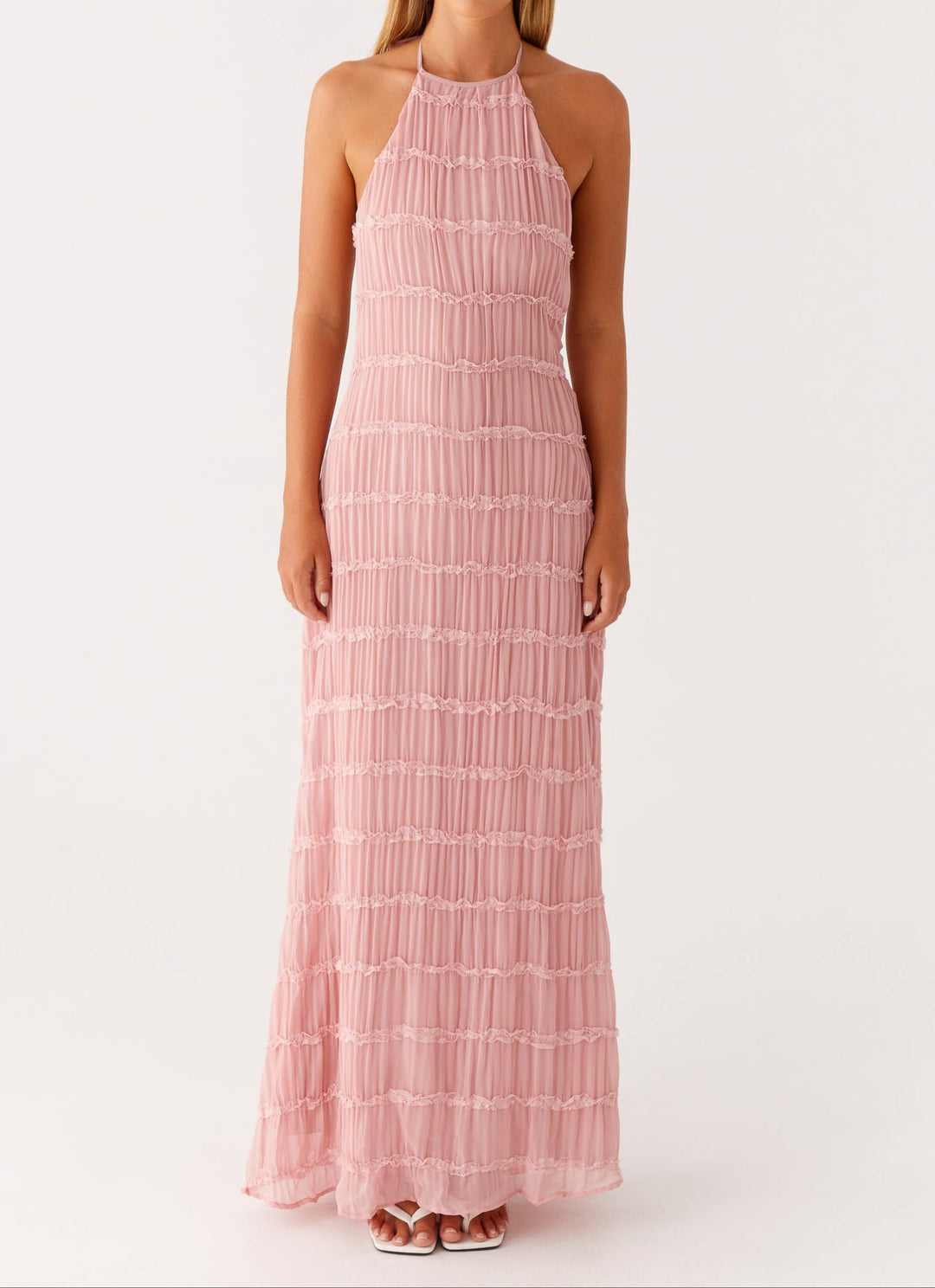 Jolene™ | Chic Halter Maxi Dress