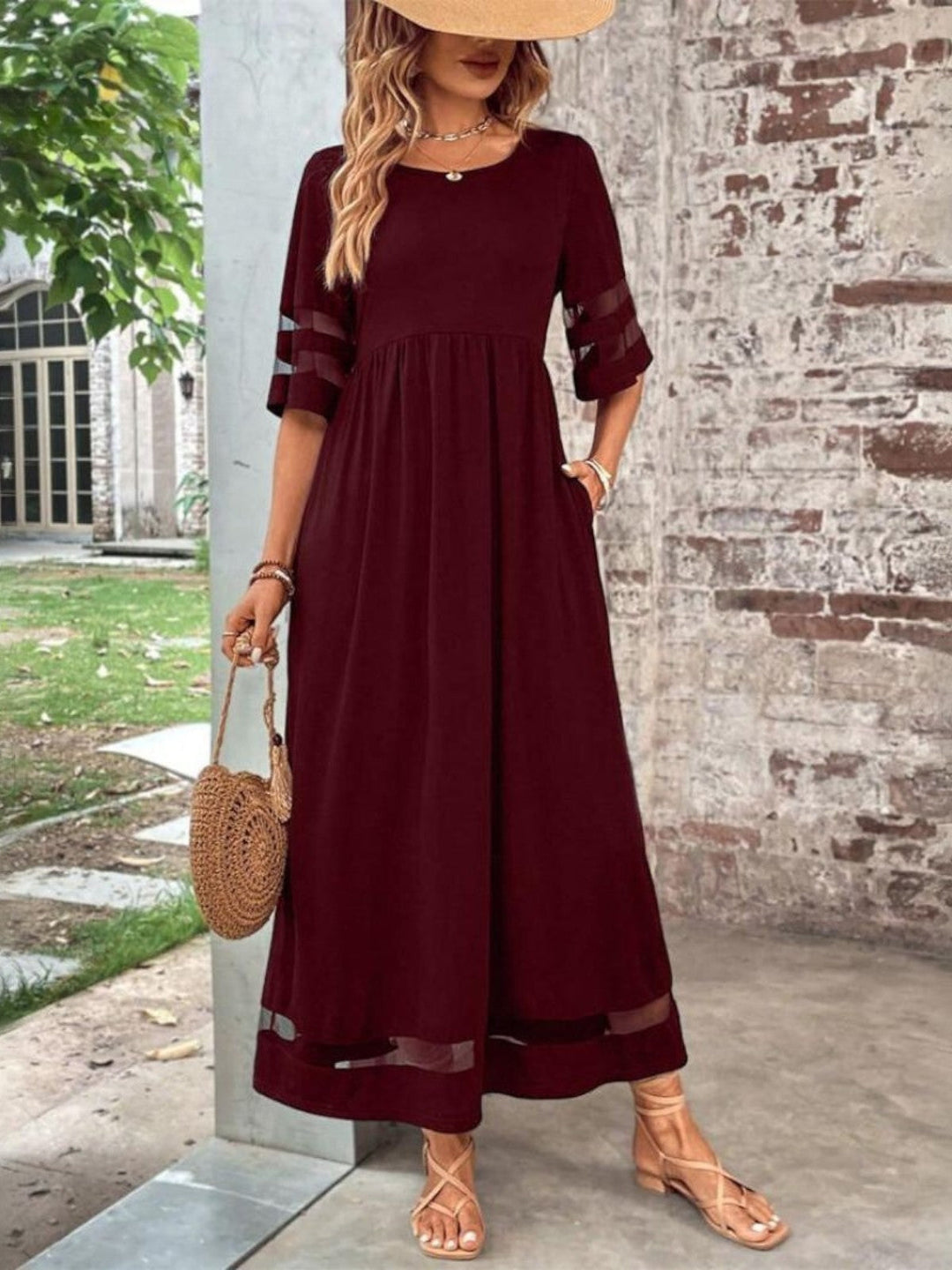Kathryn™ | Chic Mave-Flatterende Kjole
