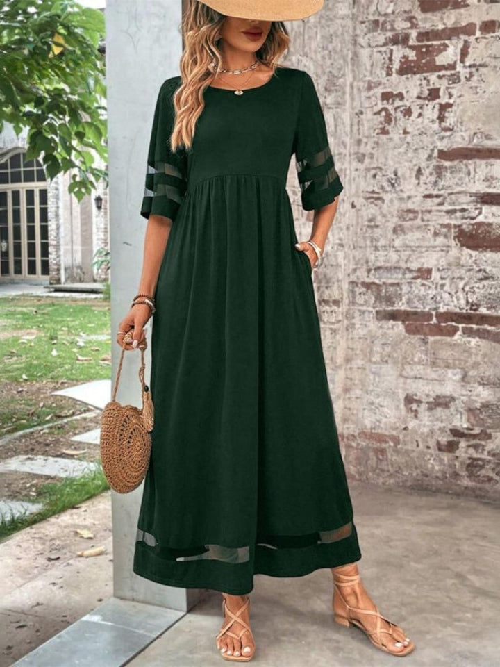Kathryn™ | Chic Mave-Flatterende Kjole