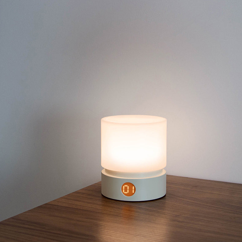 Genopladelig Skandinavisk LED Bordlampe i Flere Farver