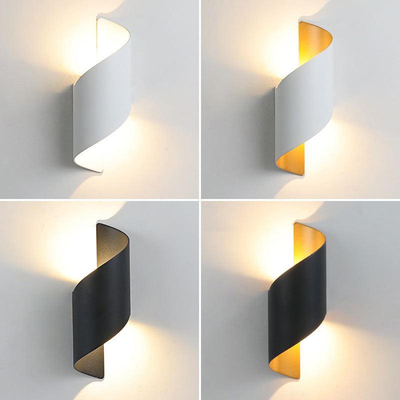Vandtæt Minimalistisk Aluminium LED Væglampe IP65