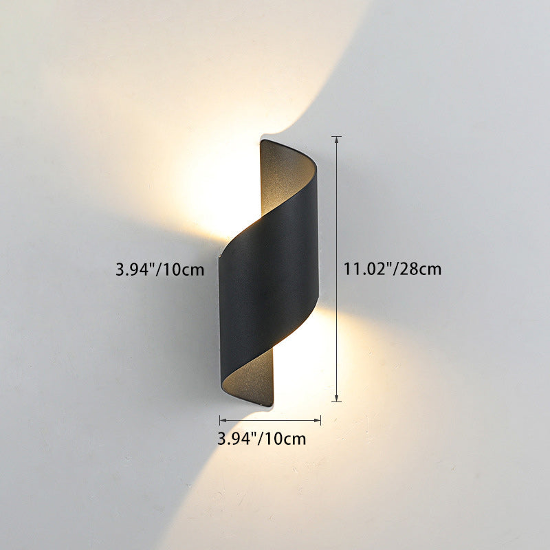 Vandtæt Minimalistisk Aluminium LED Væglampe IP65