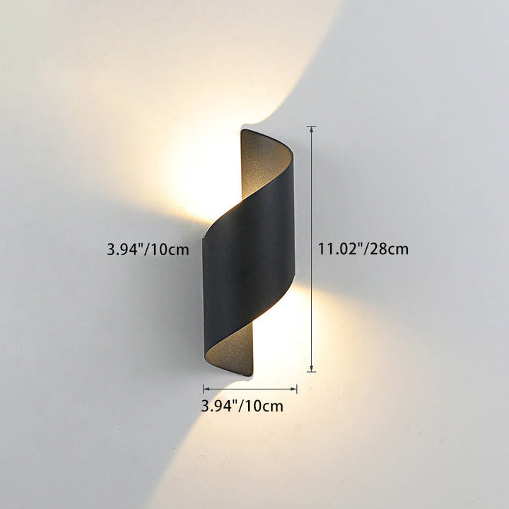 Vandtæt Minimalistisk Aluminium LED Væglampe IP65