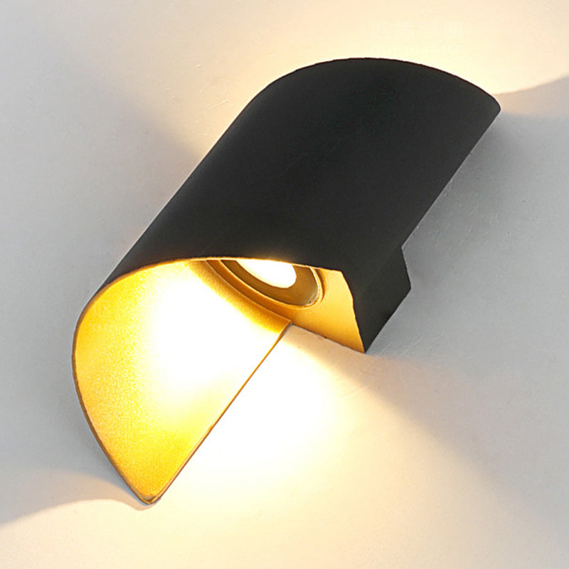 Vandtæt Minimalistisk Aluminium LED Væglampe IP65