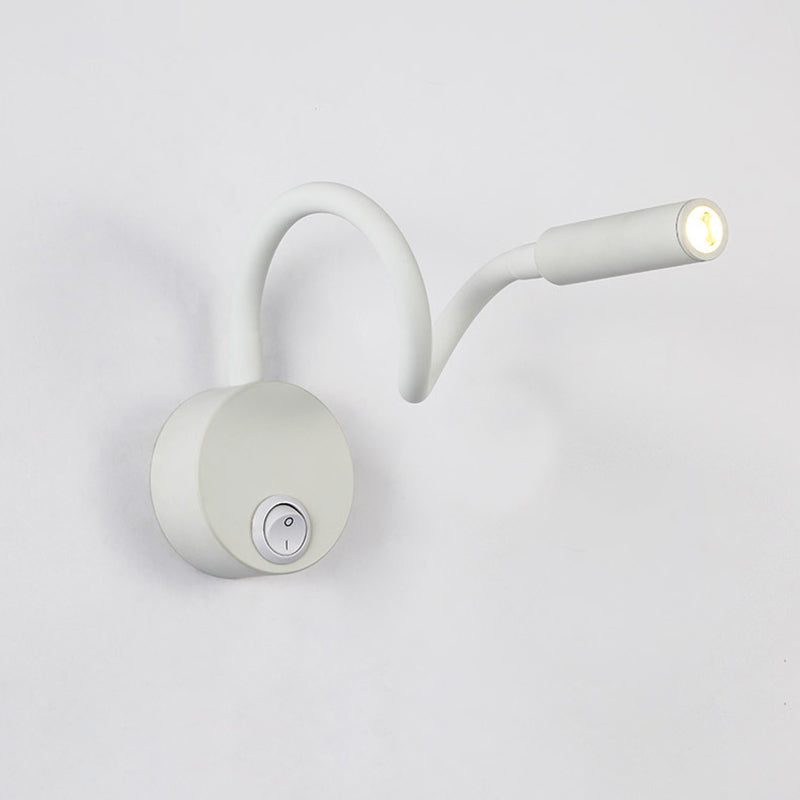 Minimalistisk Rund Jern LED Væglampe