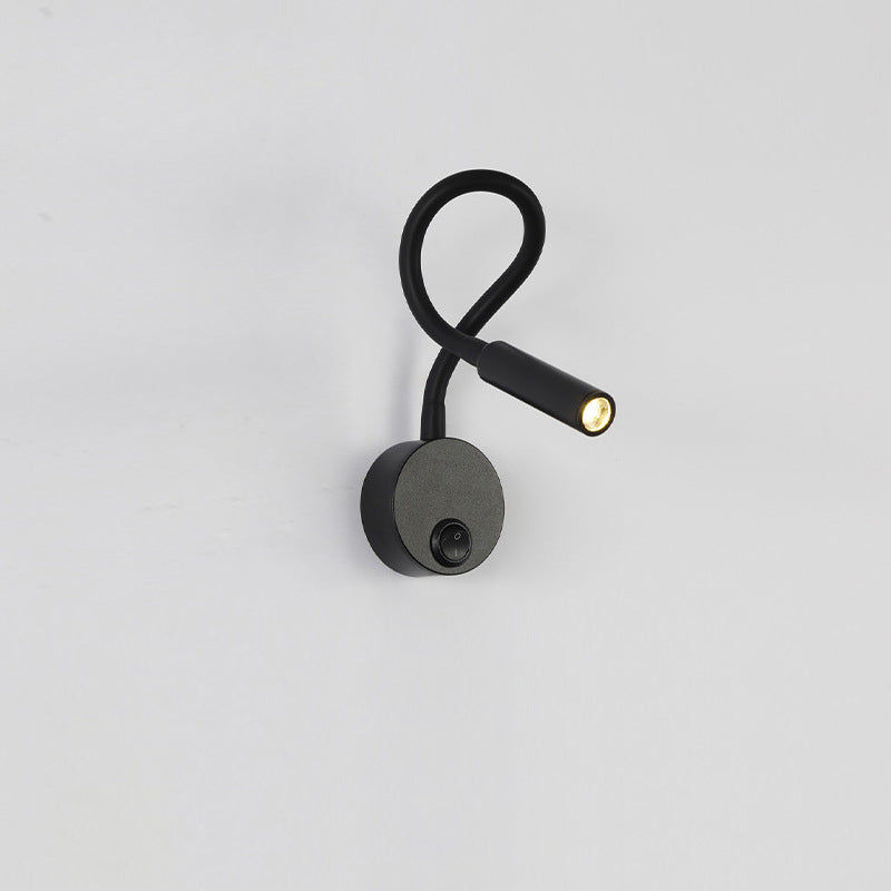 Minimalistisk Rund Jern LED Væglampe