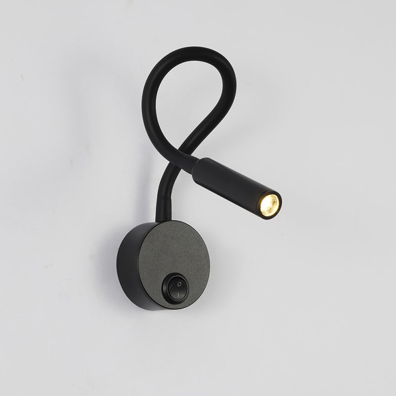Minimalistisk Rund Jern LED Væglampe