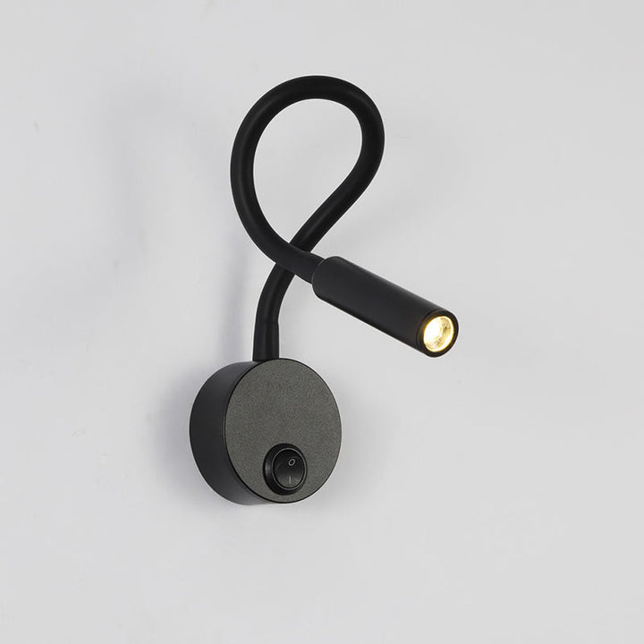 Minimalistisk Rund Jern LED Væglampe