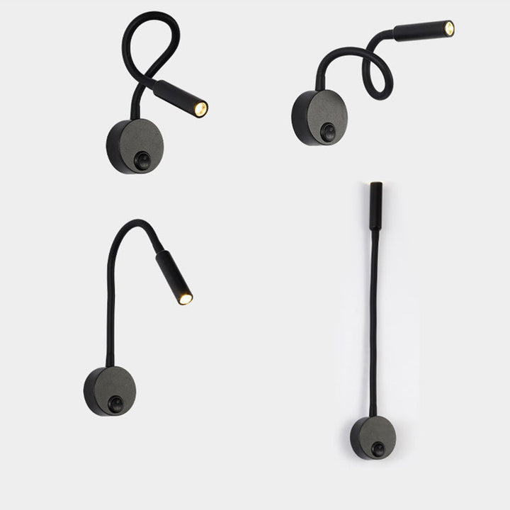 Minimalistisk Rund Jern LED Væglampe