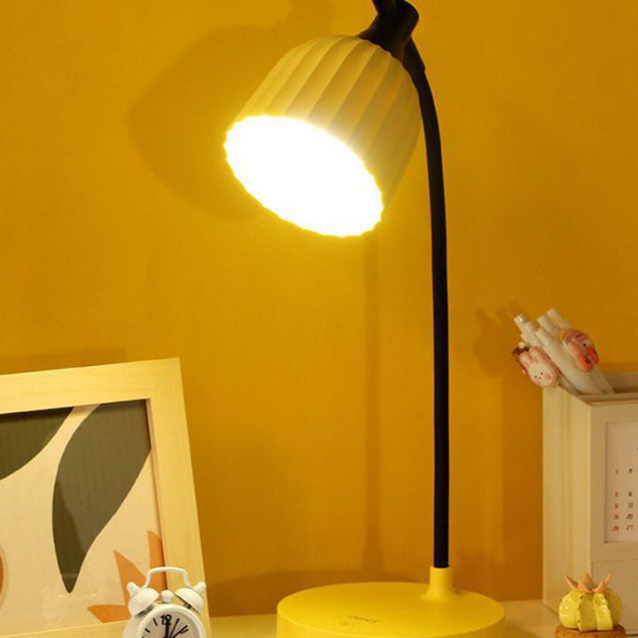 Minimalistisk LED Bordlampe i Grøn, Pink, Gul eller Hvid