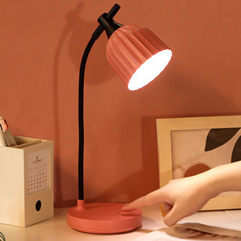 Minimalistisk LED Bordlampe i Grøn, Pink, Gul eller Hvid