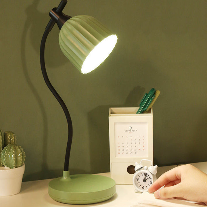 Minimalistisk LED Bordlampe i Grøn, Pink, Gul eller Hvid