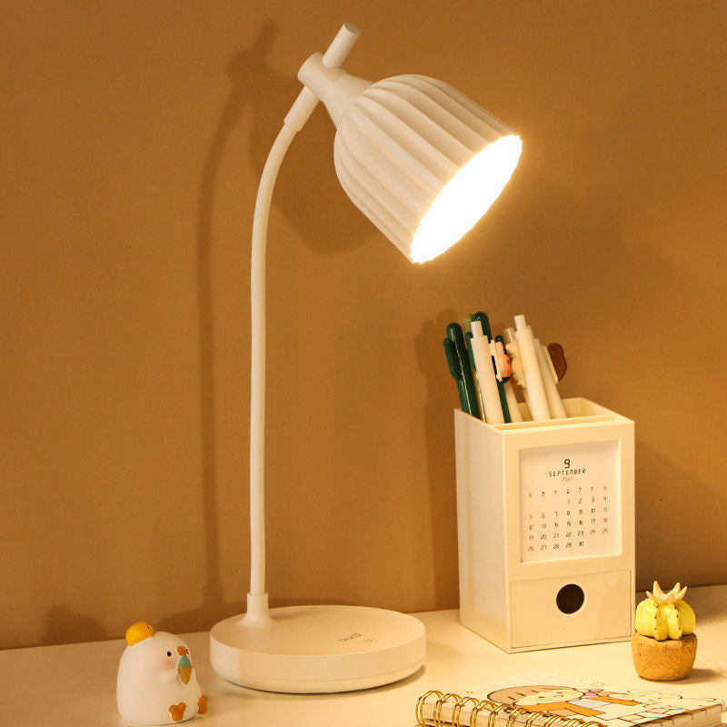 Minimalistisk LED Bordlampe i Grøn, Pink, Gul eller Hvid