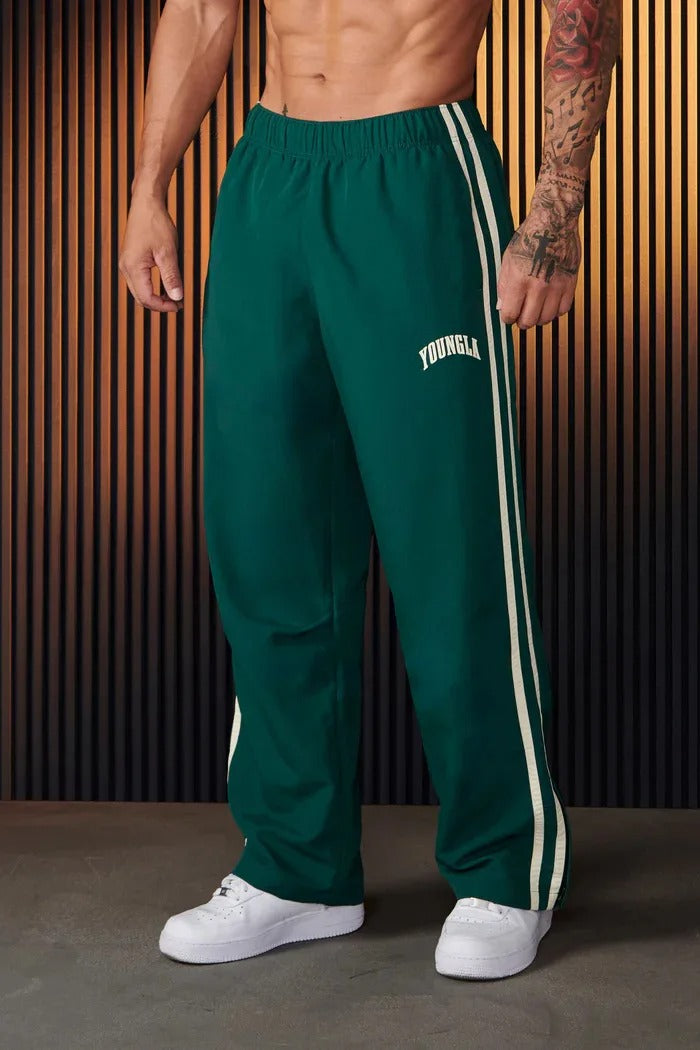 Baggy Joggingbukser med Kordelzug og Doppelstreifen